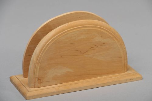 Porte-serviette de table en bois fait main - MADEheart.com