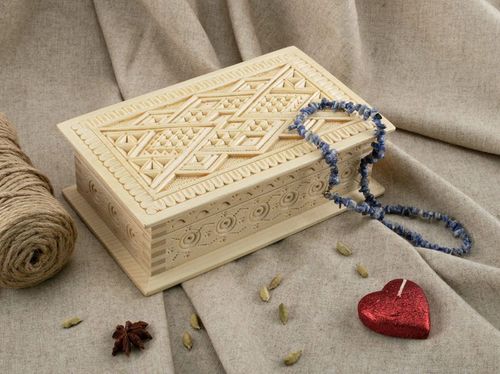 Caja de madera para joyas  - MADEheart.com
