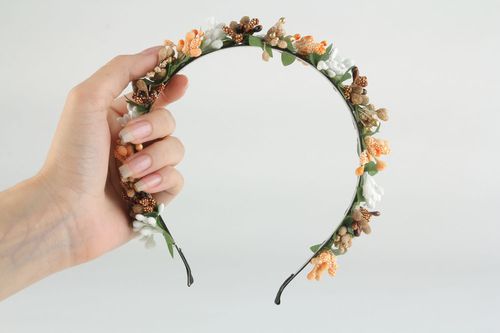 Corona de flores para el pelo - MADEheart.com