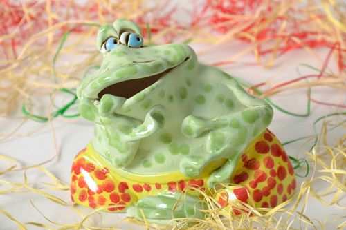 Ceramic figurine Frog - MADEheart.com