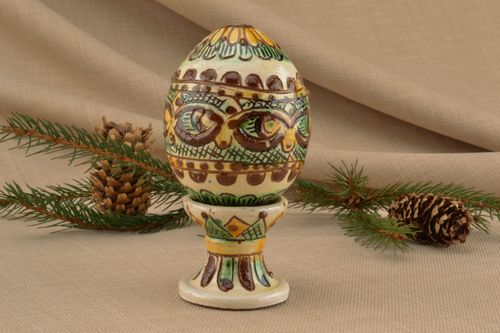 Huevo de Pascua hecho de cerámica - MADEheart.com