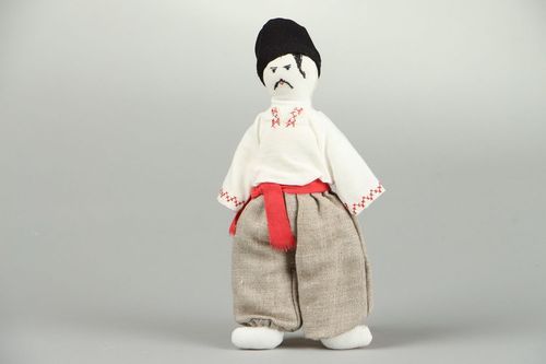 Fabric doll Cossack - MADEheart.com