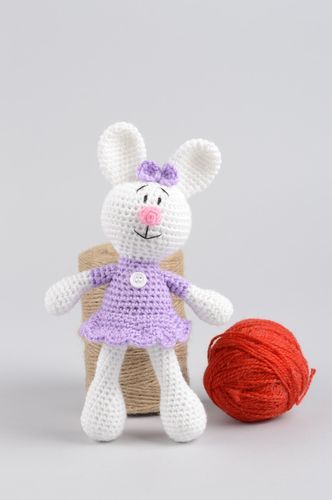 Unusual handmade crochet toy cute soft toys interior decorating small gifts - MADEheart.com