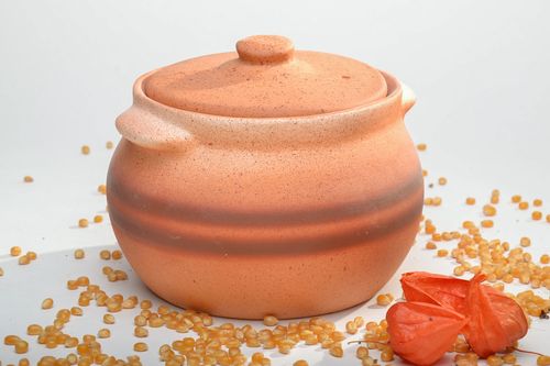 Pot en argile fait main original - MADEheart.com