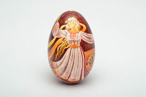 Huevo de Pascua artesanal en estilo ucraniano Primavera - MADEheart.com