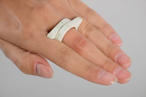Красивые кольца ручной работы модные кольца две штуки необычные кольца - MADEheart.com