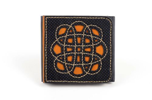 Unusual handmade wallet design elegant leather wallet for women gifts for her - MADEheart.com