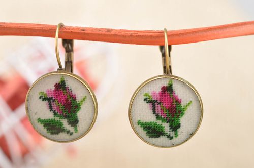 Handmade Ohrringe Designer Schmuck Accessoires für Frauen Damen Ohrringe Blumen - MADEheart.com