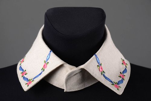 Beautiful handmade textile collar sewing ideas fashion accessories for girls - MADEheart.com