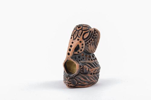 Pipa de fumar de cerámica con forma de elefante - MADEheart.com