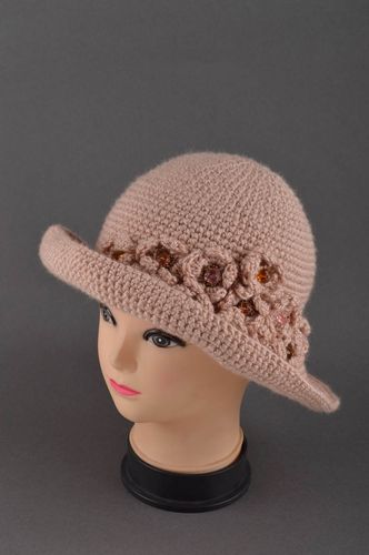Handmade sun hat ladies sun hat fashion accessories gifts for women summer hat - MADEheart.com