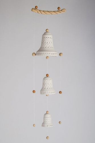 Campanillas cerámicas, colgante vertical - MADEheart.com