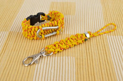Set of bracelet and trinket equipment for tourism accessory for men gift for guy - MADEheart.com