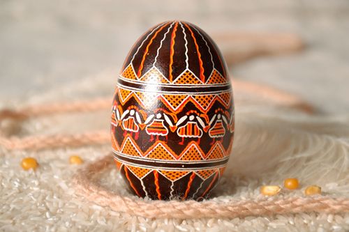 Huevo de Pascua de ganso, pisanka artesanal - MADEheart.com