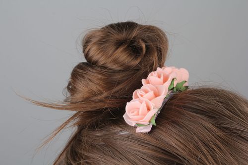 Haarspangen mit Blumen - MADEheart.com
