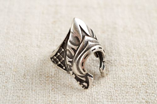 Unusual handmade metal ring fashion accessories for girls metal craft - MADEheart.com