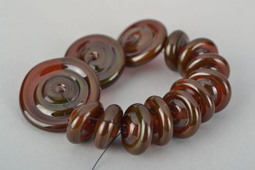 Ensemble de perles de verre au chalumeau originales - MADEheart.com