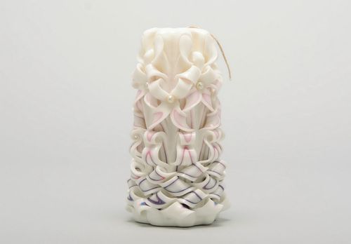 Vela de parafina esculpida - MADEheart.com