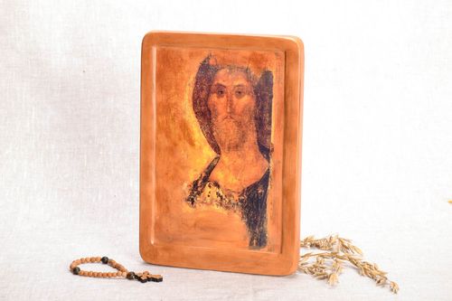 Reproduction of icon of Andrei Rublev The Savior of Zvenigorod - MADEheart.com