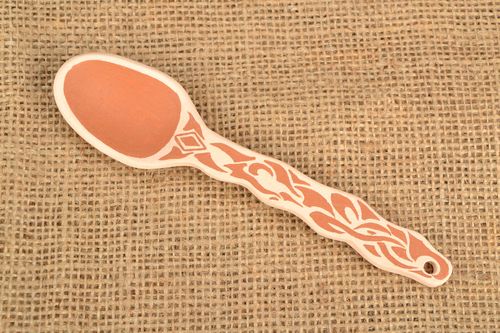 Big clay spoon  - MADEheart.com
