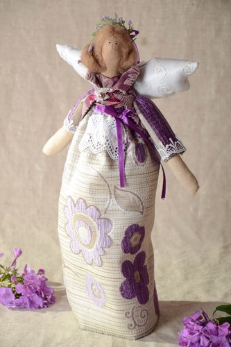 Designer textile doll handmade stylish home decor interesting accessories - MADEheart.com