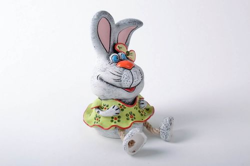 Home clay money box Bunny - MADEheart.com