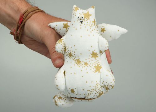 Soft souvenir toy Cat-angel  - MADEheart.com
