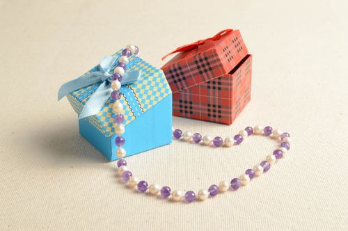 Handmade designer beaded jewelry necklace with natural stone evening necklace - MADEheart.com