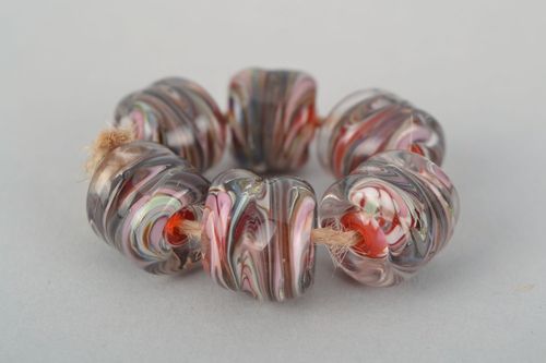 Perle di vetro fatte a mano accessori fai da te minuterie per bigiotteria - MADEheart.com