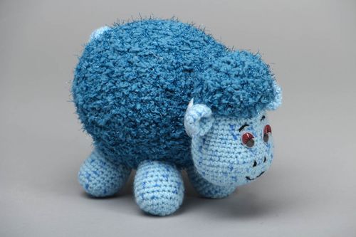 Peluche tricotée au crochet mouton faite main - MADEheart.com
