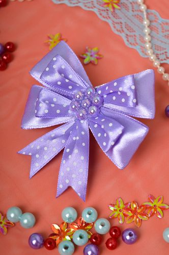 Handmade bow scrunchy delicate hair accessories for kids kanzashi jewelry - MADEheart.com