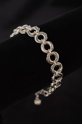 Handmade chainmail jewelry alloy bracelet - MADEheart.com