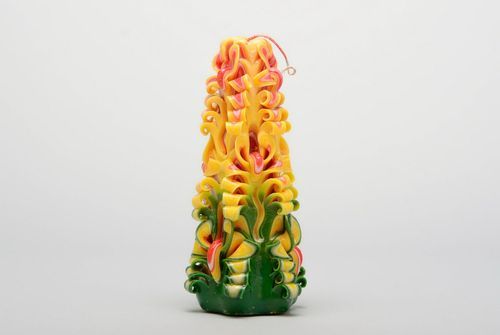 Vela esculpida de parafina - MADEheart.com
