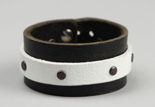 Bracelet en cuir fait main original - MADEheart.com