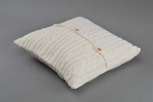 Cuscino lavorato a maglia fatto a mano morbido di cotone cuscini per divani - MADEheart.com