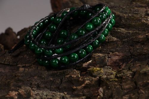 Bracelet avec malachite - MADEheart.com