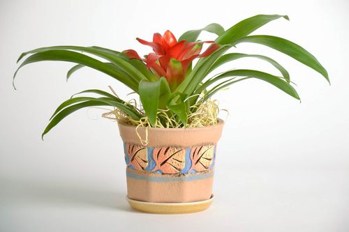 Pot de fleurs en céramique fait main  - MADEheart.com