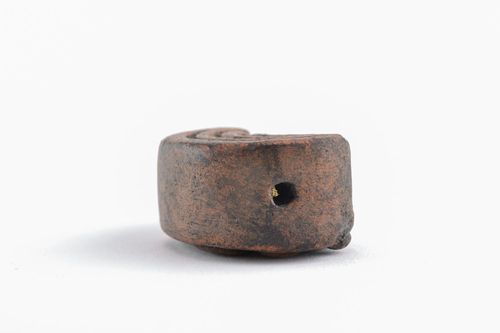 Petite pipe céramique ethnique faite main  - MADEheart.com