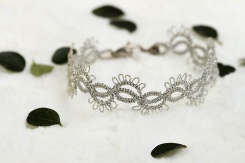 Beautiful handmade woven bracelet wrist bracelet designs textile jewelry - MADEheart.com