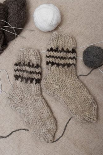 Теплые носки для ребенка  - MADEheart.com