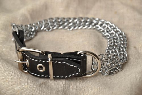 Metal prong collar for dog - MADEheart.com