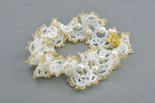 Bracciale di perline fatto a mano braccialetto originale da polso per donna - MADEheart.com