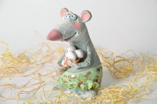 Keramik Spardose Kleine Ratte - MADEheart.com