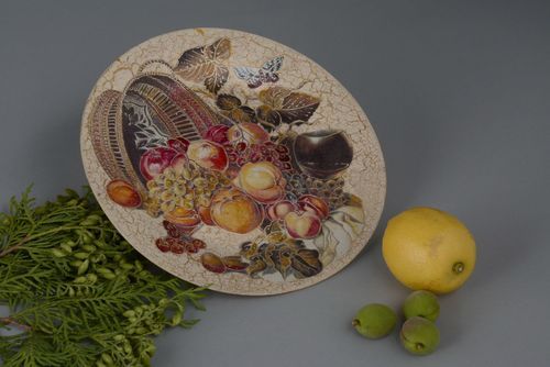 Декоративная тарелка Изобилие - MADEheart.com