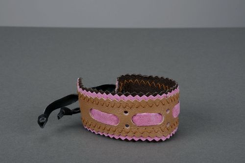 Bracelet de cuir fait main - MADEheart.com