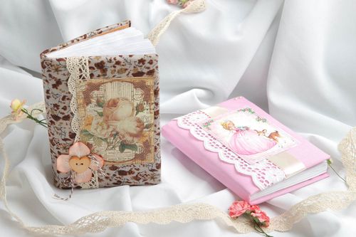 Unusual handmade notebook scrapbooking ideas notebooks and daily logs gift ideas - MADEheart.com