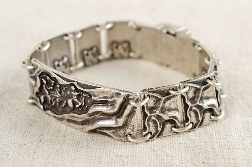 Unusual handmade metal bracelet fashion accessories for girls small gifts - MADEheart.com