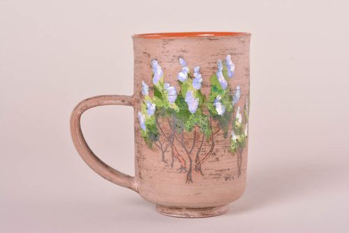 Tasse céramique fait main Mug original à thé ethnique Vaisselle design - MADEheart.com