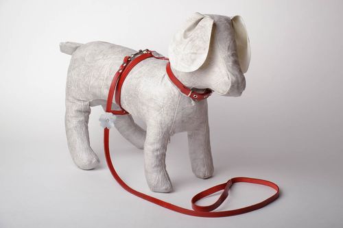 Hundegeschirr aus Leder für kleine Hunde - MADEheart.com