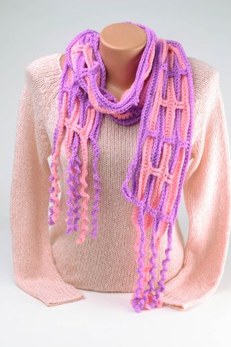 Lenço tricotado por croché - MADEheart.com